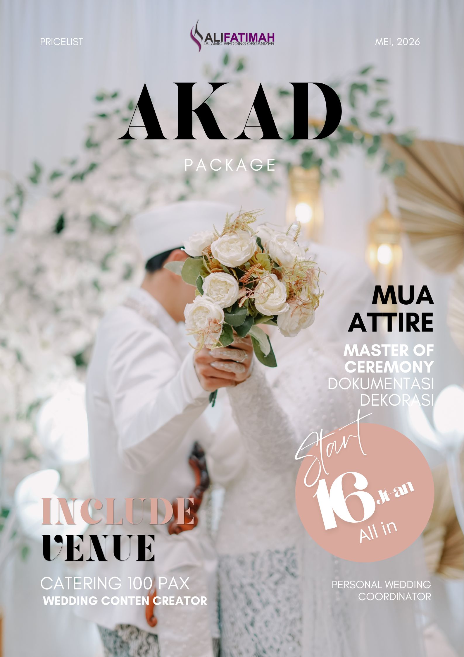 Paket intimate wedding organizer islamic syari bandung